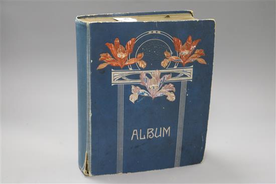 A postcard album